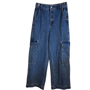 Cargo Wide Leg Carpenter Baggy Jeans TWIK By Simons R&B Fit